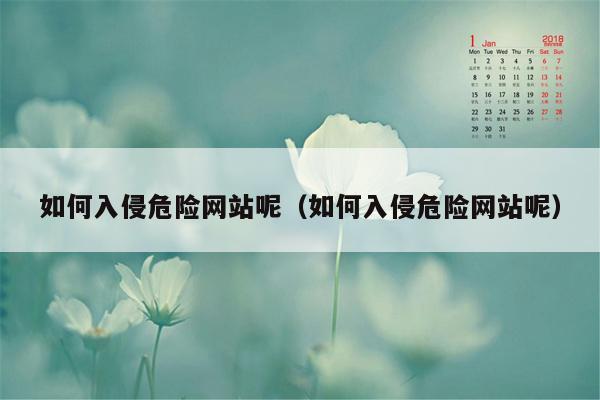 如何入侵危险网站呢（如何入侵危险网站呢）