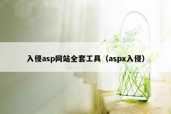 入侵asp网站全套工具（aspx入侵）