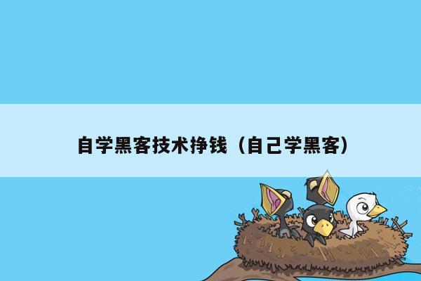 自学黑客技术挣钱（自己学黑客）